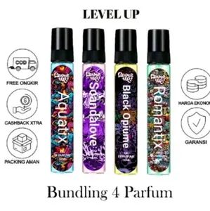 PAKET 4 PARFUM TRAVEL SIZE LONGLAST SPRAY PARFUM BEST SELLER PRIA DAN WANITA