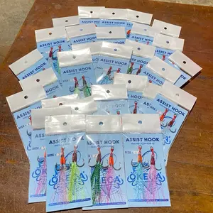 Assist hook okeca’ size 5,6,7,8,9