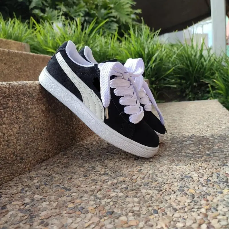 Sepatu Sneakers P*ma Suede XL Blue Grade Premium untuk Pria dan Wanita Skateboard - Gratis Kaos Kaki - Running, Outdoor 1