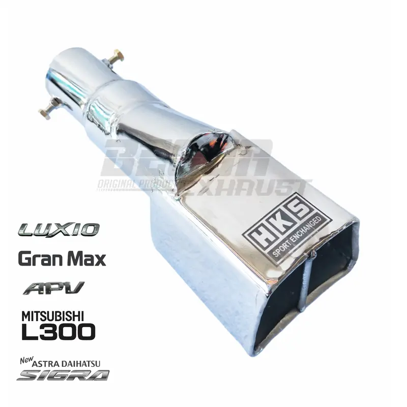 Knalpot HKS suos sos trapesium ngorok grandmax APV ss Futura Avanza jazz calya Brio L300 Bensin Kendaraan Mesin Motorcycle 0