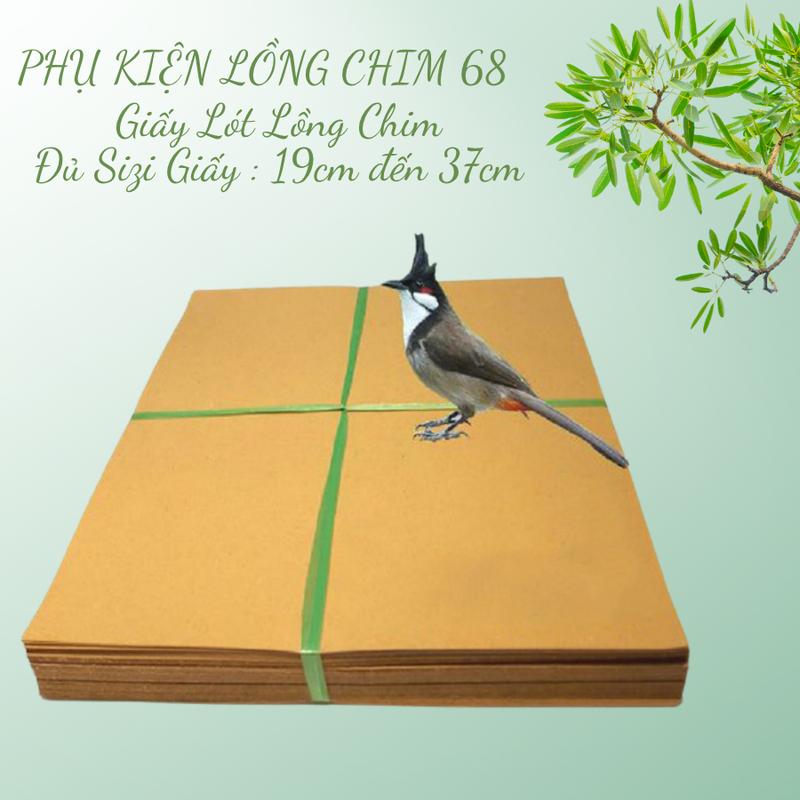 1kg Giấy lót lồng chim chào mào - giấy lót lồng chim vuông đủ loại kích cỡ lồng vuông,sing,thái