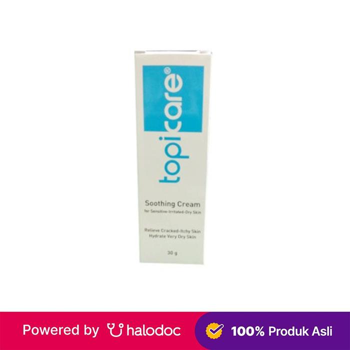 Gambar topicare soothing krim 30 gram dari Apotek Halomedika Tebet Kota Administrasi Jakarta Selatan Tokopedia