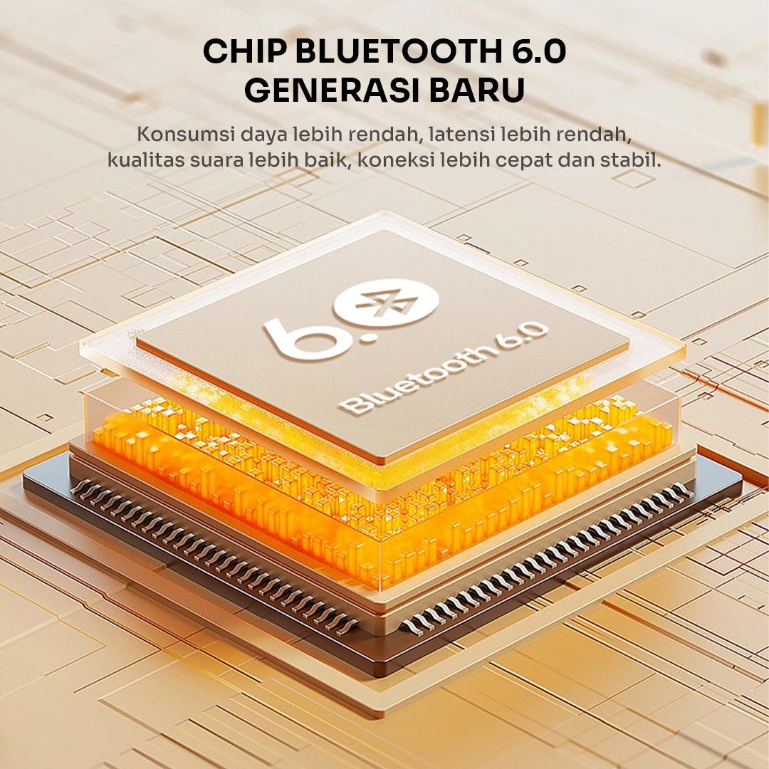 ROBOT TWS Enco Buds 4 Earbuds Headset Airbuds Earphone Wireless Bluetooth 6.0 Setengah In-Ear 28 Jam Baterai Tahan Air IPX4 FullBass - Produk Original Bergaransi Resmi 1 Tahun - Bisa COD