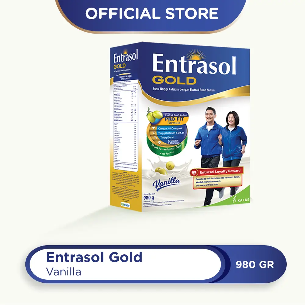 ENTRASOL GOLD VANILLA 980 G