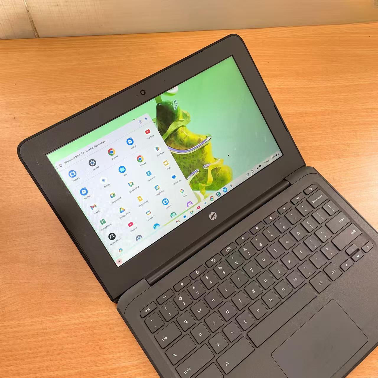 [Pre-owned] Laptop HP Chromebook 11G6 Intel Celeron/AMD Ram 2/4G SSD 128GB  Second/Bergaransi/Berkualitas Jaminan  Murah