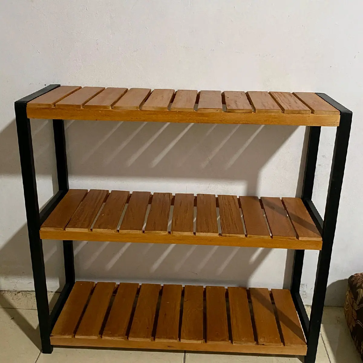 Storage Holders & Racks aesthetic cowok holder & rak penyimpanan Otto wooden shelf 3 susun dan 2 susun Rak sepatu dan sandal Kayu Bunga mainan anak tertutup tahan karat ruang kerja Celana Panjang Kamar Mandi Toilet Purple rak laci kecil rakser baguna 10 -