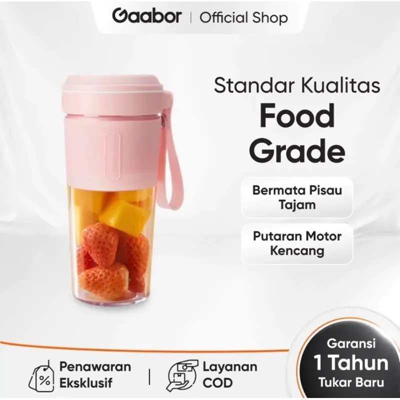 GAABOR Portable Juicer FP3E-GN01A - Juicer Portable Blender Portable