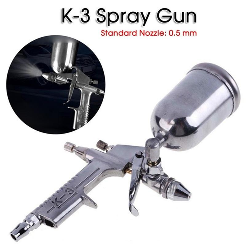 Product Introduction of K3 Spray Gun Spet Cat Angin Mesin Kompresor F75 Tabung Atas 400ml Alat Spet Semprot Cat Tabung Atas 22
