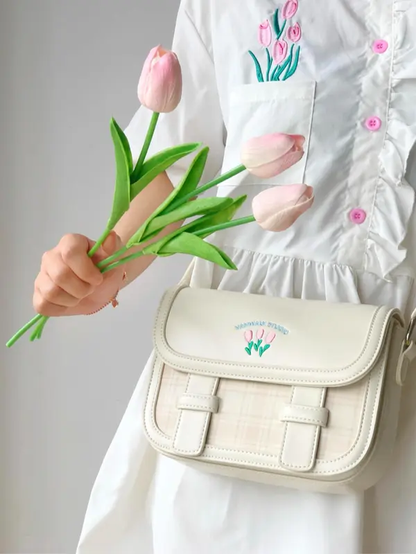 Musim Panas Lucu Tas Cambridge Tas Tahu Ketiak Tas Bahu Utusan Berkualitas Tinggi Wanita 5