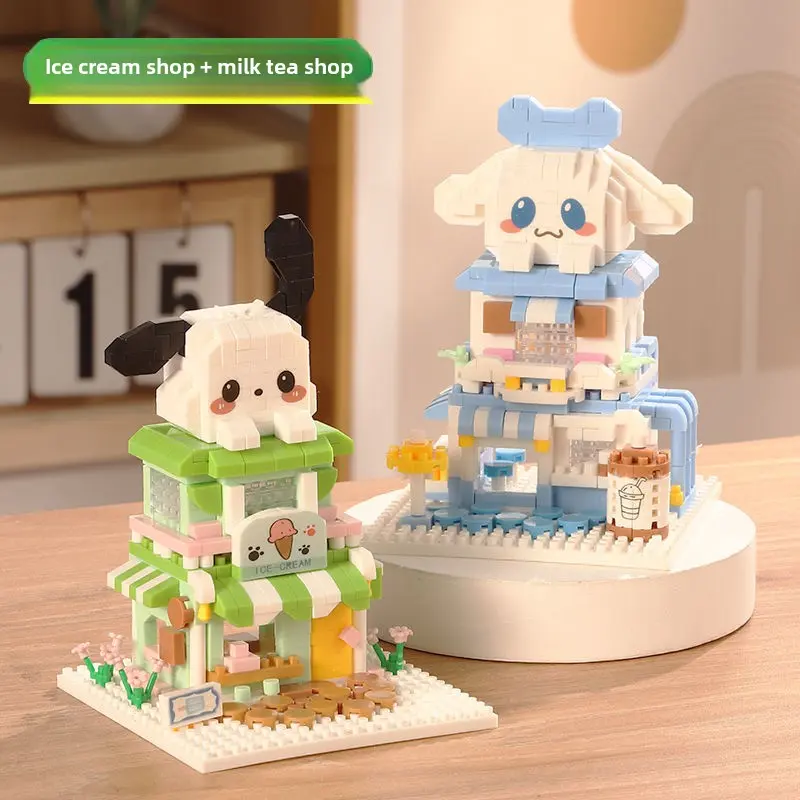 Mainan Balok Susun Partikel Kecil Mainan Anak Kartun Mainan Edukasi DIY 3D Puzzle Nano Block 2