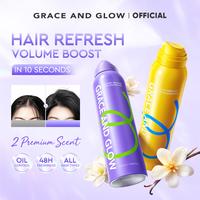 Gambar [NEW LAUNCH] Bundle All Variant Grace and Glow Dry Shampoo Daisy, Velvet, Cashmere, Peony Breeze 150ml | Sampo Tanpa Bilas Hair Spray Semprotan Rambut Tanpa Residu Anti Lepek Atasi Kulit Kepala Berminyak Shampo Fresh Hair Styling Rambut - 2pcs Daisy dari Grace and Glow Indonesia_NEW Kab. Bogor 5 Tokopedia