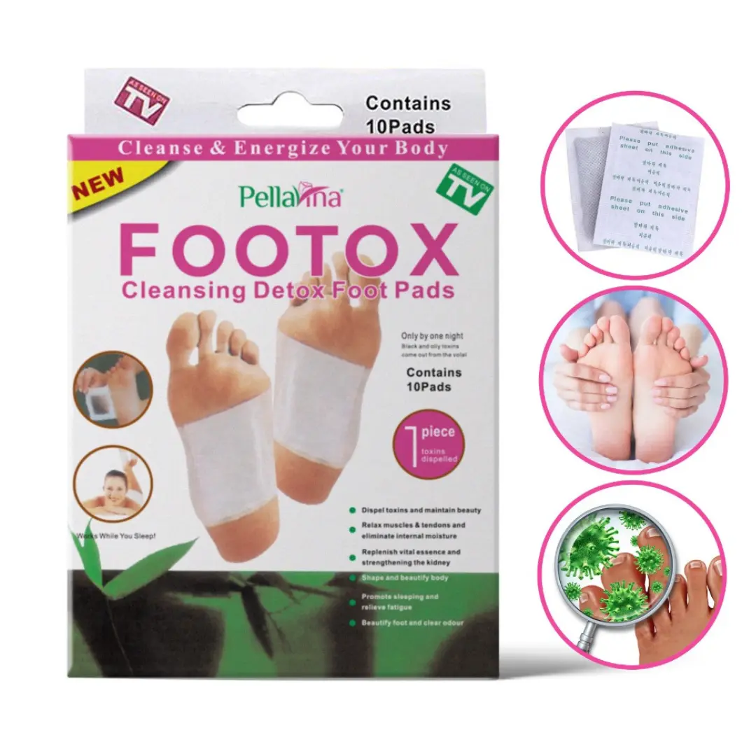pellavina foootox untuk penjagaan kaki 10pcs sekotak