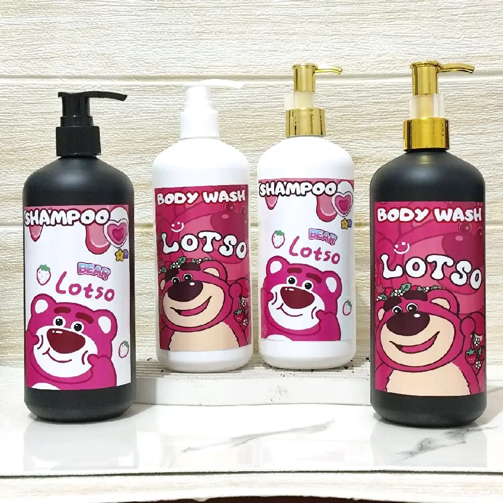 Toy Story LOTSO Botol sabun Cair refil 500ml, botol Pump 500ml karakter free stiker waterproof, botol plastik tebal tahan air