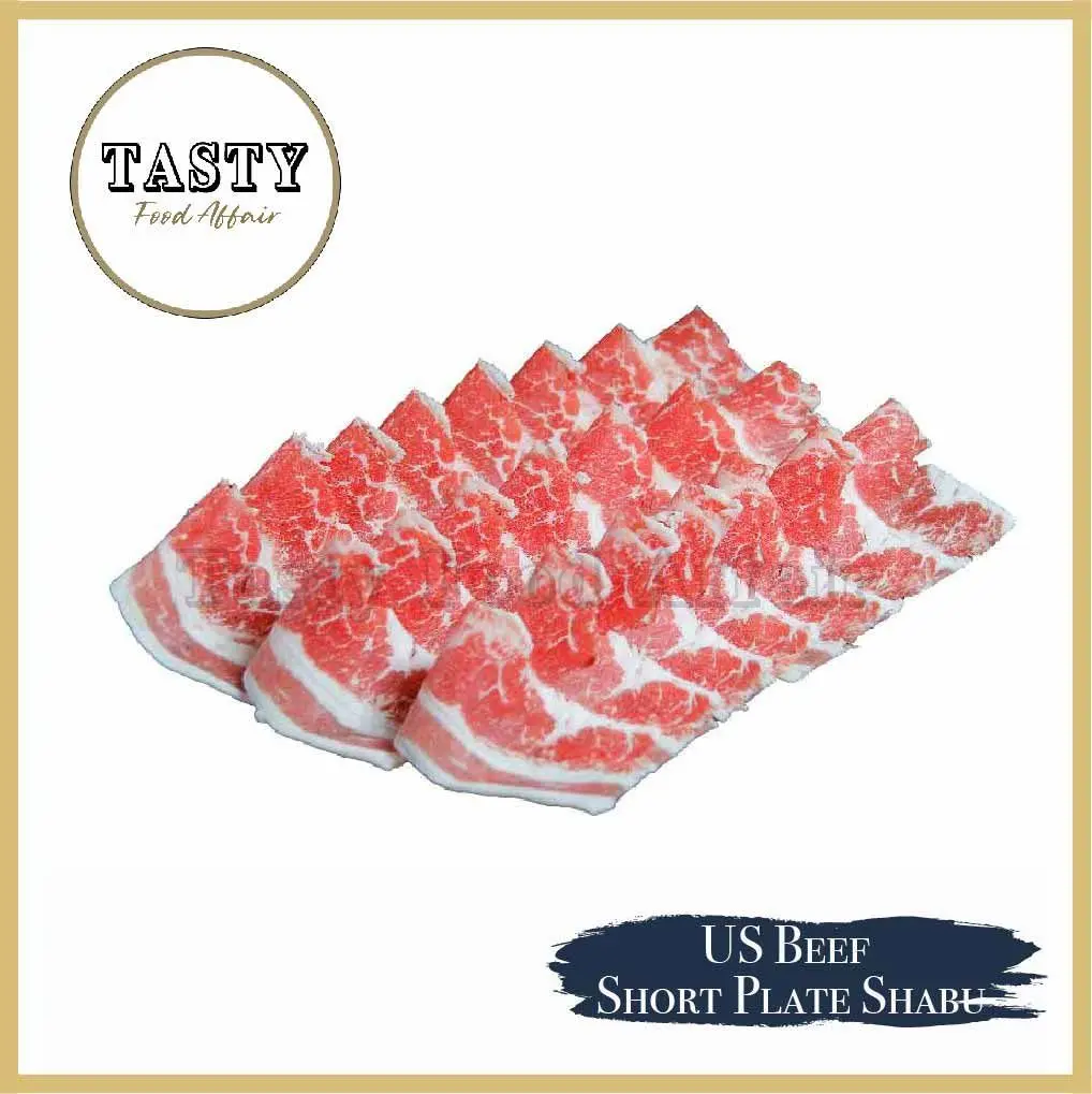 [Tasty Food Affair] US Beef Short Plate Shabu Shabu (500g)