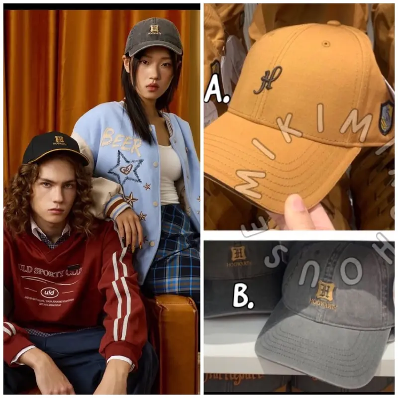 MINISO X HARRY POTTER TOPI UNISEX BALLCAP HOGWARTS HUFFLEPUFF GRYFFINDOR SLYTHERIN RAVENCLAW BASEBALL CAP ADJUSTABLE 0
