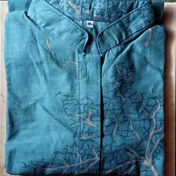 Product Review of Tunik Wanita Batik Anyelir Rinjani Berkerah Formal SMLXLXXLXXXL Kancing Depan Cantik Elegan Katun Kantor from u**i 0