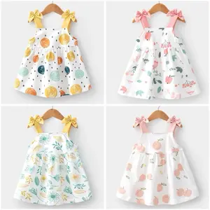 Dress anak perempuan pita double fashion