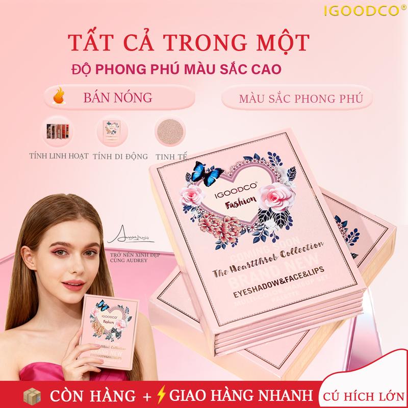 IGOODCO Model: IG3057 nổi bật mờ má hồng nhiều màu sinh nhật lễ hội năm mới quà tặng nhiều màu mắt trang điểm sách