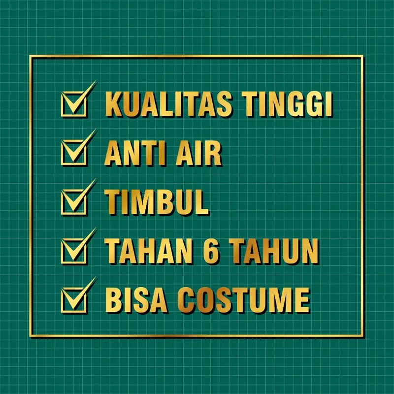 Stiker nama cutstom nama sendri 1