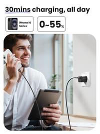Gambar UGREEN GaN N Charger For Samsung iPhone 17 Series PD Type C Fast Charging 45w - 65052 45W GAN N BLACK dari Starcomp Solo Kota Surakarta 4 Tokopedia