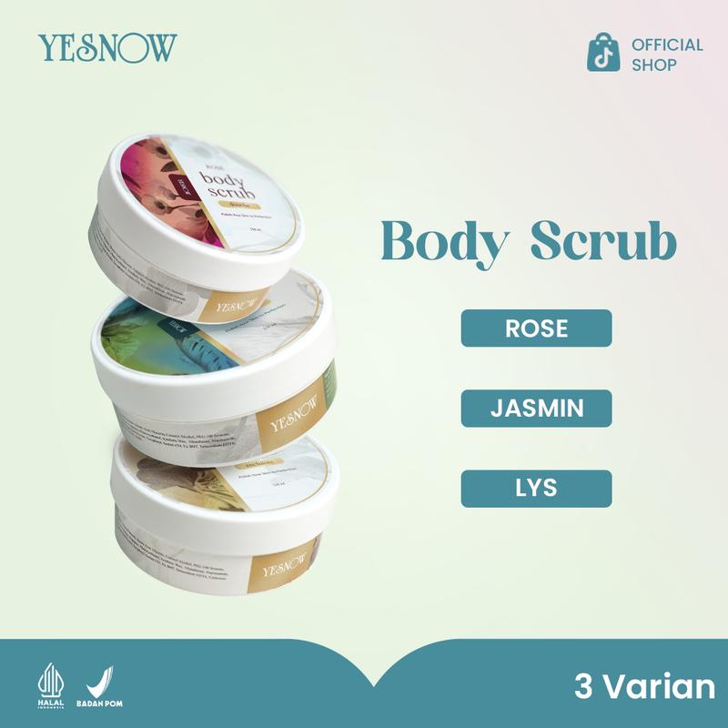Bundling Body Care Fleurie Series 3in1 Yesnow  ( Body Scrub + Body Wash + Body Lotion  ) 3