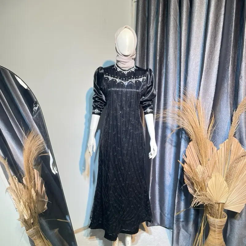 DRESS WANITA MUSLIM LEBARAN VIRALL MEWAH