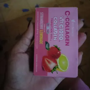 C+Collagen - Minuman Collagen Tripeptide 500mg + Vit C 1000mg untuk Kesehatan Kulit dan Imunitas