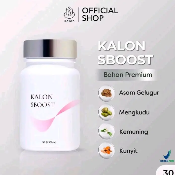 Kalon SBOOST Premium isi 30 - Garcinia Attroviridis Fructus & Curcuma Longa Rhizoma & Morinda