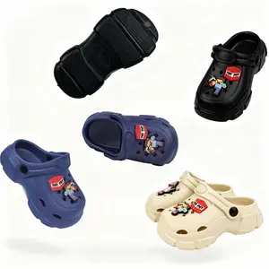 Sepatu Sandal Anak Laki-Laki Motif Terbaru Tung Tung Sahur Minecraft-MC Lucu Desain Unik dan Menarik untuk Anak Laki-Laki