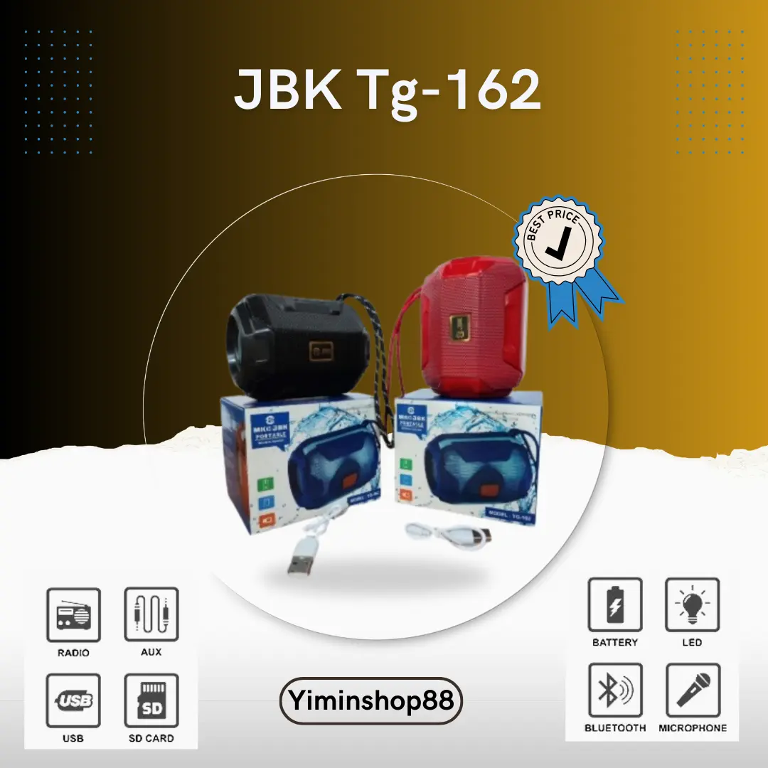 JBK Tg-162 Colorful Light Portable Wireless Bluetooth Speaker Outdoor Card Small Speaker speaker  bluetooth ampli Bass