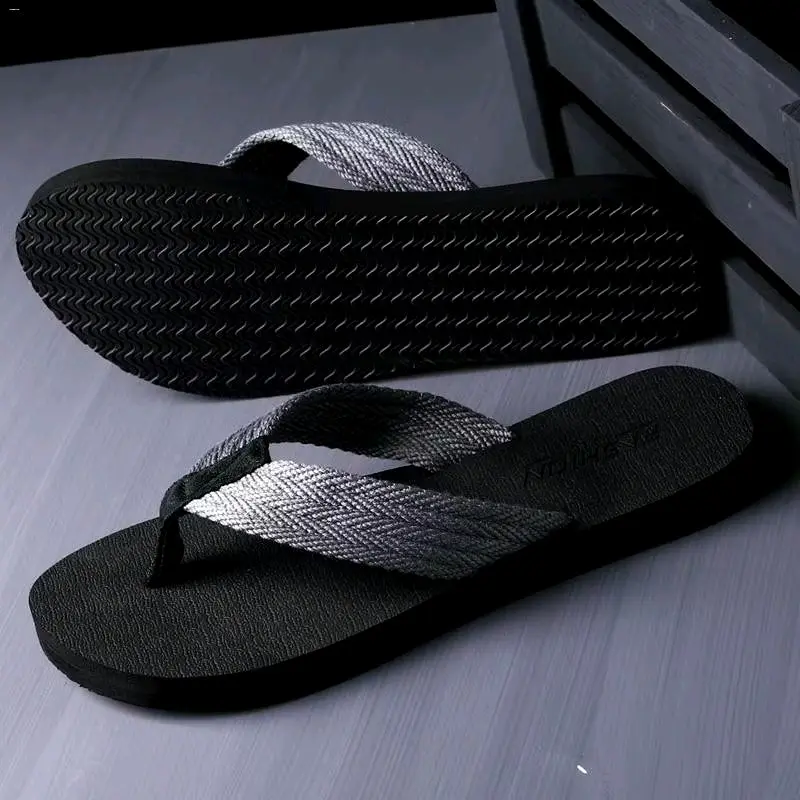 Sandal Jepit Pria Motif Webing Polos Kekinian 1
