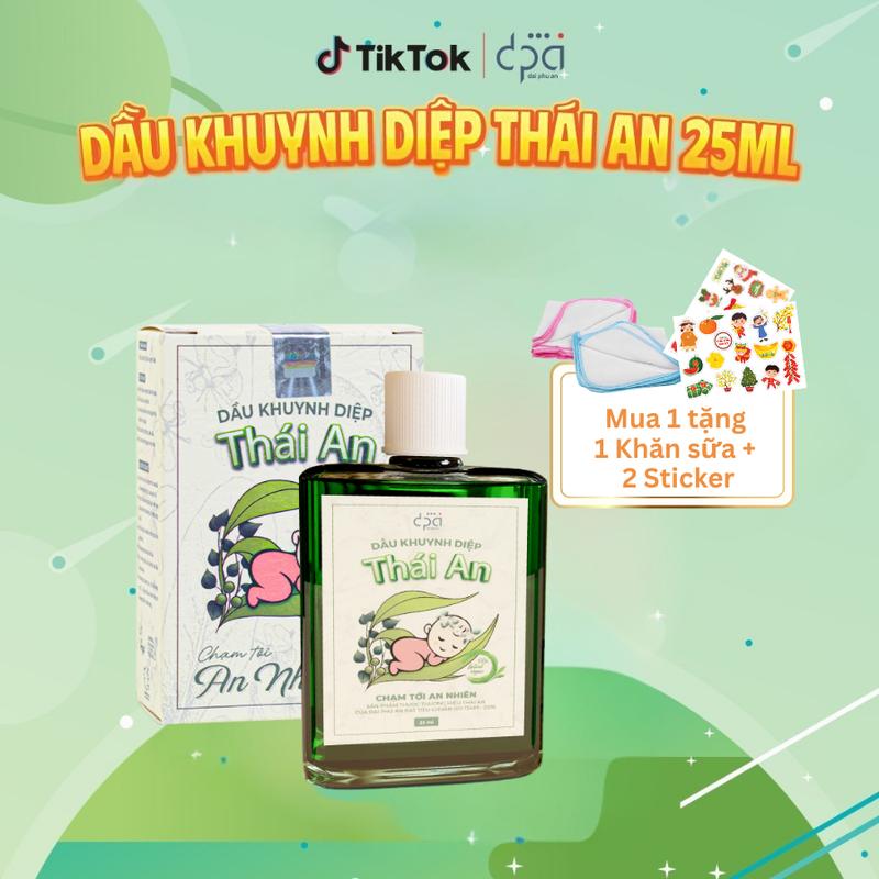 Dầu Khuynh Diệp Cho Bé THÁI AN Hương Phấn Rôm Hộp 25ml