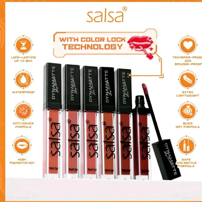 SALSA DYNAMATE LIP CREAM/SALSA LIP CREAM OMBRE/ LIP CREAM BPOM ORIGINAL/ LIPSTIK MATTE Lipstik