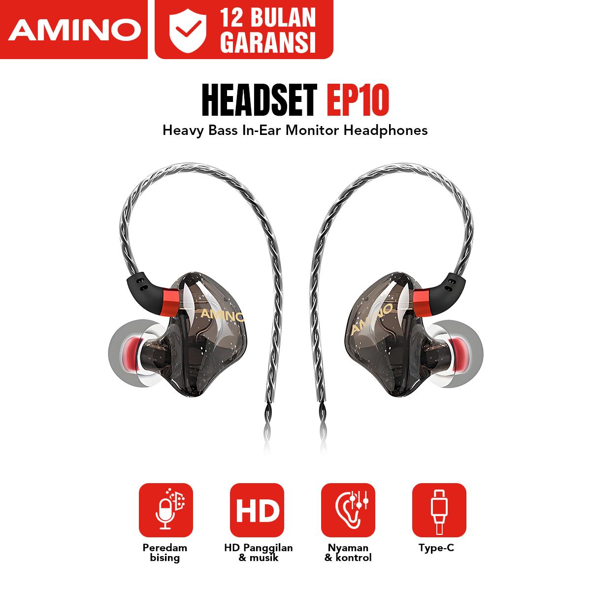 AMINO Headset Heavy Bass In-Ear Monitor TYPE-C Jack Microphone Headset Bass In Ear Stereo Android Untuk Iphone 15 Pro Max 16 Pro Max xiaomi oppo samsung vivo infinix EP10 AMINO Headset Heavy Bass In-Ear Monitor TYPE-C Jack Microphone Headset Bass In Ear Stereo Android Untuk Iphone 15 Pro Max 16 Pro Max xiaomi oppo samsung vivo infinix EP10