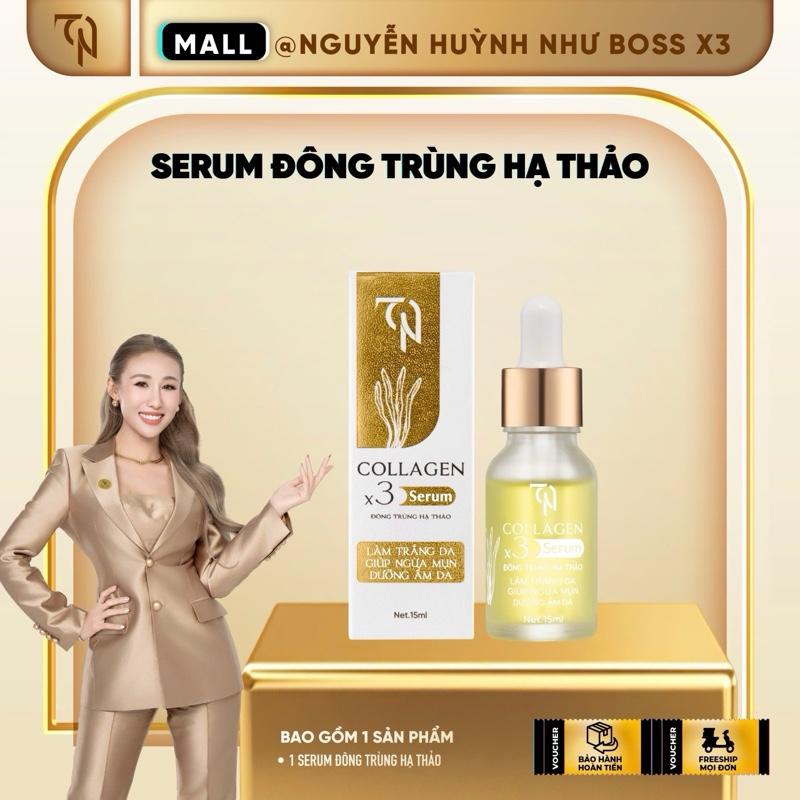 Tinh Chất SERUM COLLAGEN X3 CHIẾT XUẤT ĐÔNG TRÙNG HẠ THẢO 2024 - Serum Dưỡng Da Đông Anh