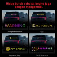 Gambar [DIY] Cargoos L10 L20 car LED screen Layar LED Mobil Fleksibel Lampu Peringatan Custom Teks Dukungan Aplikasi - L10 dari Cargoos Indonesia Kab. Bekasi 5 Tokopedia