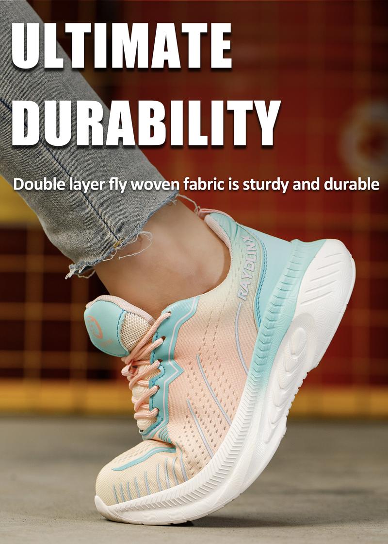 Product Introduction of Women's Steel Toe Safety Shoes, Anti-Smashing, Anti-Puncture, Non-Slip, Wear-Resistant , Work Site Protective Shoes Footwear Comfort Walking Shoes 7