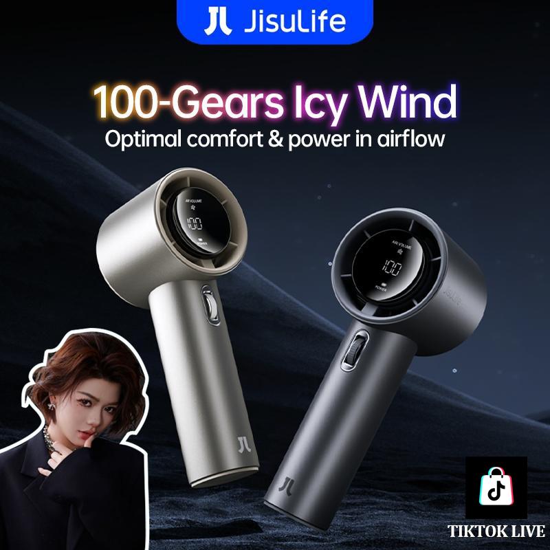 Quạt Cầm Tay USB JisuLife Dung Lượng 5000mAh Thích Hợp Cho Học Sinh Thích Hợp Cho Các Hoạt Động Ngoài Trời Du Lịch Và Các Tình Huống Khác Mang Theo Tiện Lợi JisuLife × dauchinavlog 