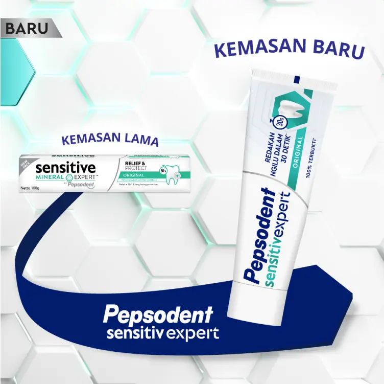 Pepsodent Sensitive Expert Pasta Gigi Original 100G 1
