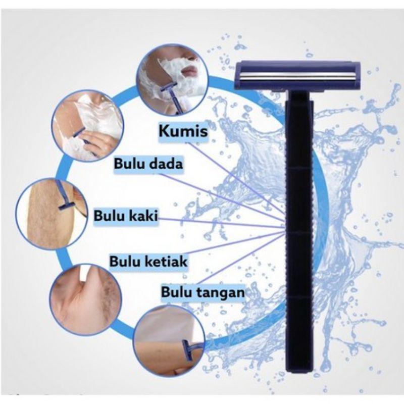 Alat Cukur Kumis Alat Cukur Jenggot Cukuran 2 mata Pisau 2