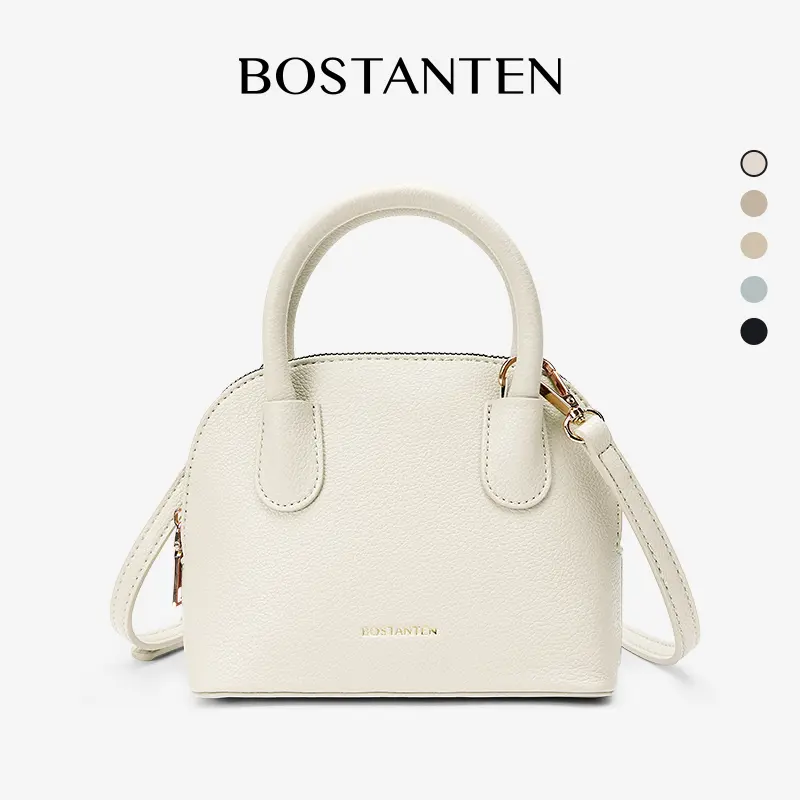 [Claire Bag] BOSTANTEN Tas Selempang Wanita Sling Bag Handbag Shoulder Bag Tas Pesta Simple Jalan Jalan Kulit Sintetis Hitam
