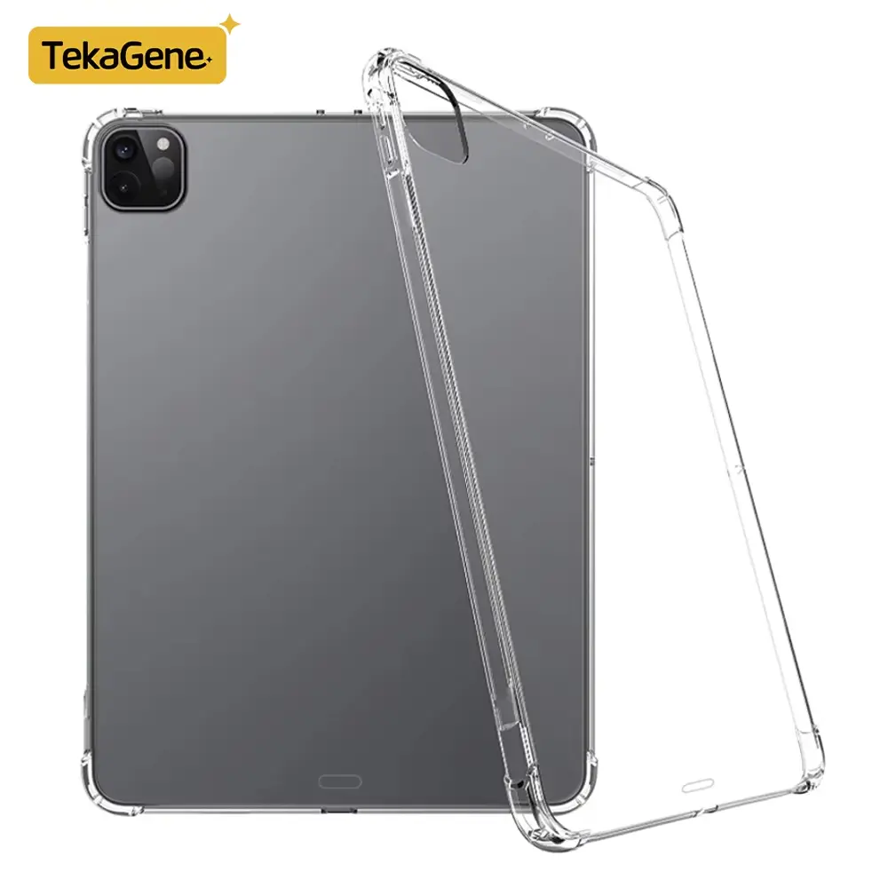 Ốp Trong Suốt, Dành Cho iPad Pro 13 ", 11 "M4, M2, 2024, 12.9 ", 12 ", 9 ", 10 "Thiết Thế Thế Hệ Thứ 9, Funda Air 5, 4, 3, 2, 1, 9Th, 8Th, 7Th, 10.2 ", Mini 6, Ốp Silicon Kem Case skinipad Phụ Kiện