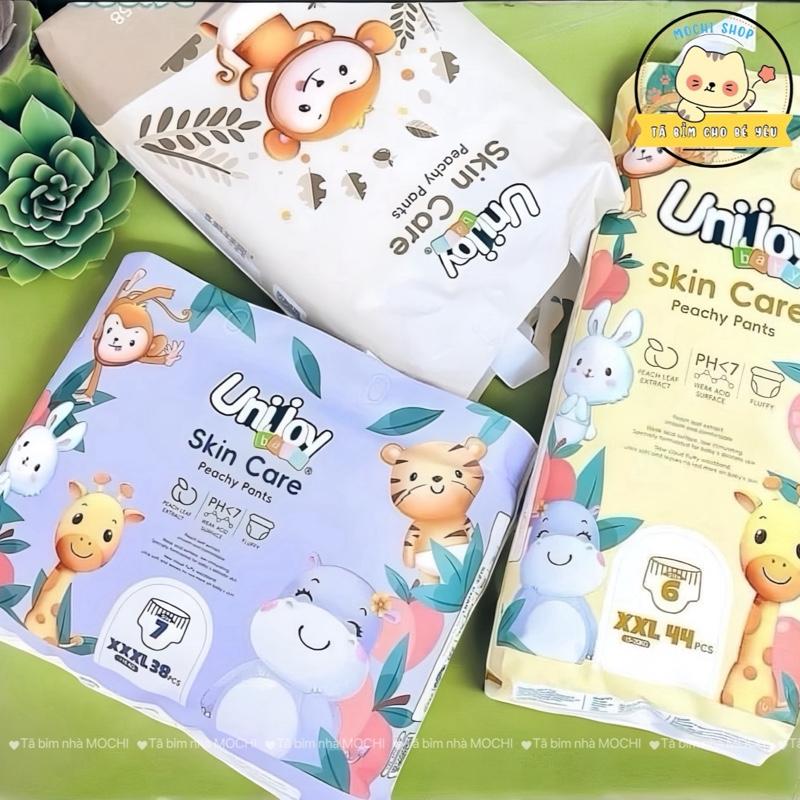    COMBO 2 BỊCH   Tã bỉm Unijoy thương hiệu Mỹ khô thoáng thấm hút tốt. Đủ size cho bé Nb đến 3XL 