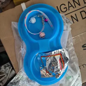 ALFAMEGA PLATE HEWAN - Piring Tempat Pakan Makan Minum Hewan Anjing Kucing Kelinci Anti Semut Anti Slip
