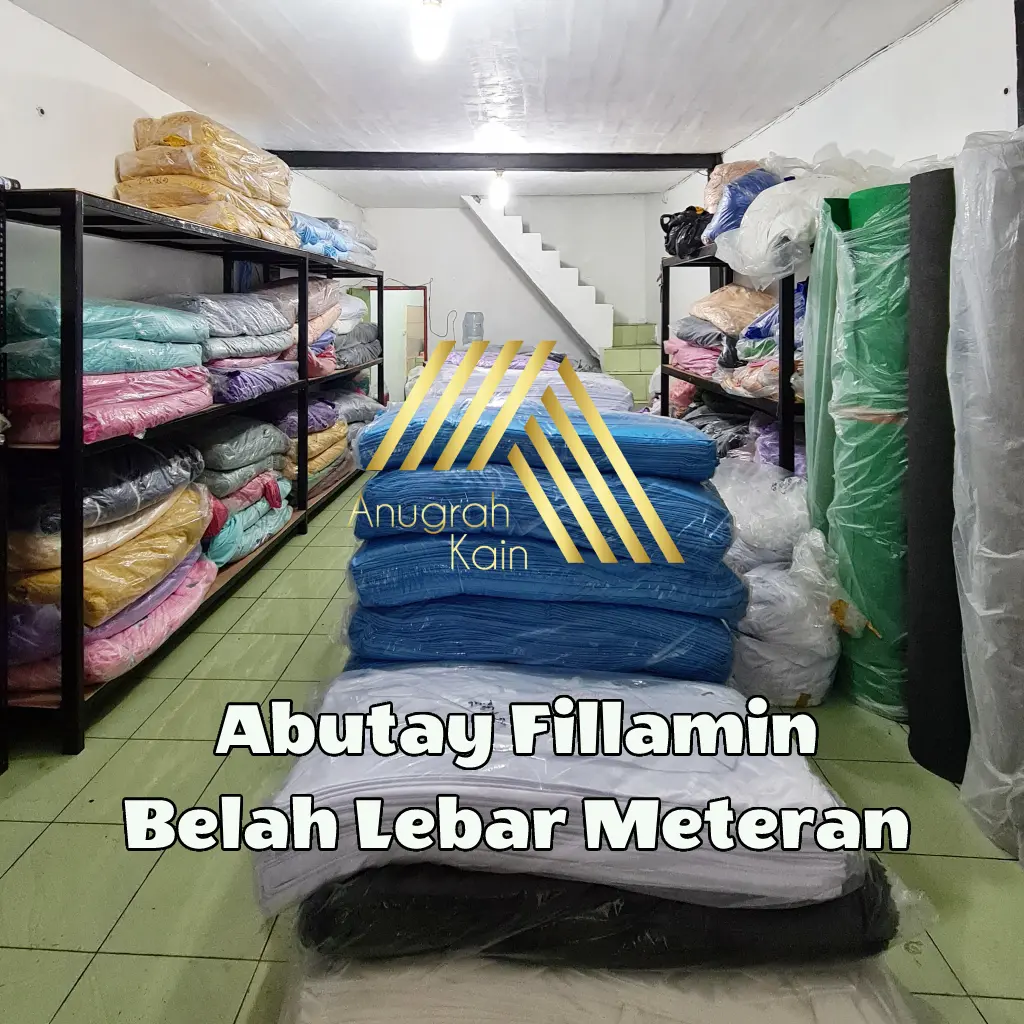Kain Dekorasi / Kain Abutay Filamin - Belah Lebar Meteran