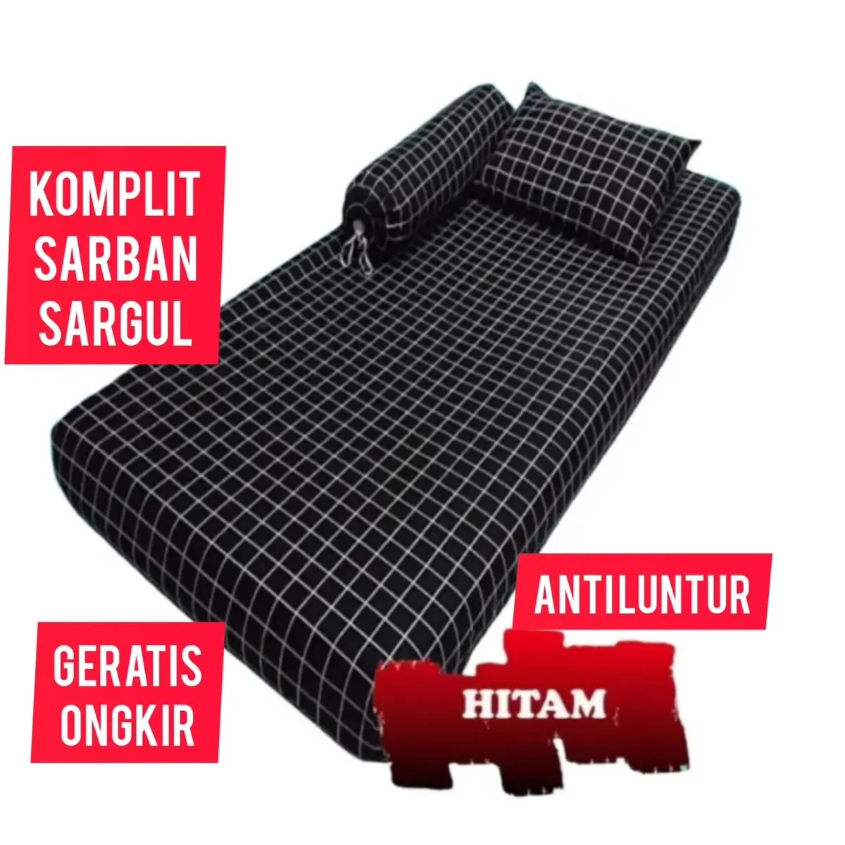 Sprei Motif Aesthetic No 3 (120x200) No 4 (90x200) Sprei Katun Lembut Bisa Di cuci Ujung  Karet Komplit  Bantal  Sarung Guling Bantal