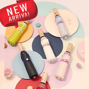 PAYUNG OTOMATIS 8 rangka dan 12 rangka Anti UV Modern One Klik Buka Tutup Warna Navy Hitam Hijau Maroon Pink Biru Putih Tahan Hujan dan Panas payung lipat