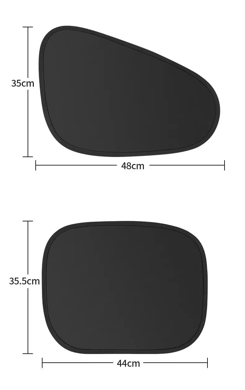Tirai surya mobil tanpa pemasangan, tirai penutup jendela samping yang menempel dengan elektrostatik, penutup kaca jendela mobil, tirai privasi jendela mobil, penghalang panas dan sinar matahari untuk jendela samping