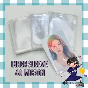 Wadah Plastik PP Inner Sleeve Pelindung Photocard 5,7 x 8,9 cm Tebal 40 Micron - Album