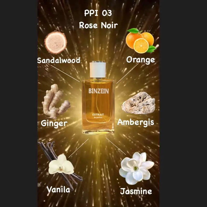 BINZEIN PARFUME COLLECTION INSPIRED designer parfum 50ML